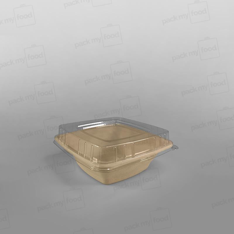 Compostable Sugarcane Pulp Square Bowls