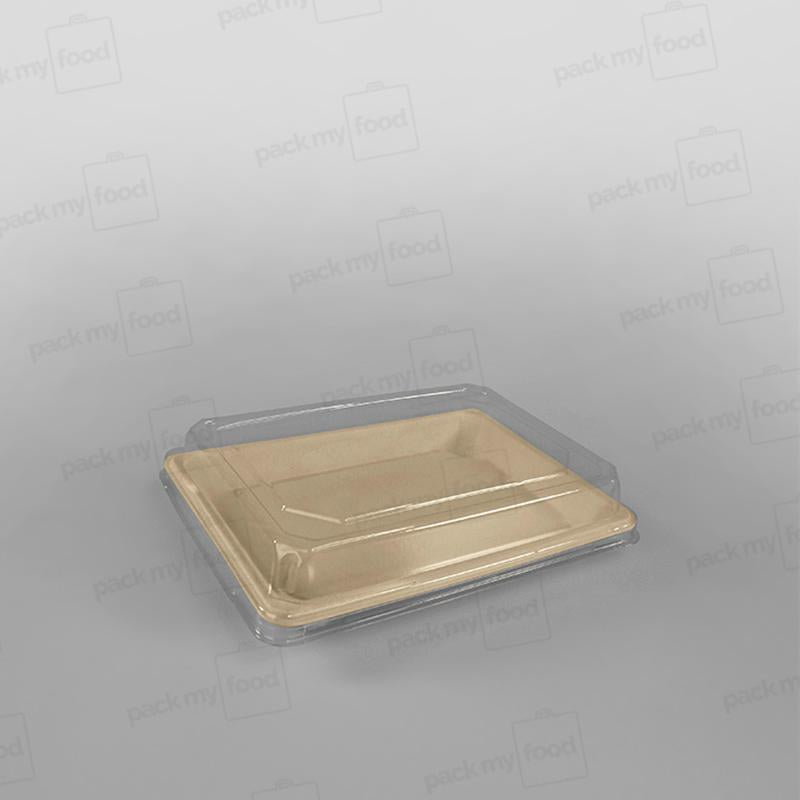 Compostable Sugarcane Sushi Tray & PET Lid