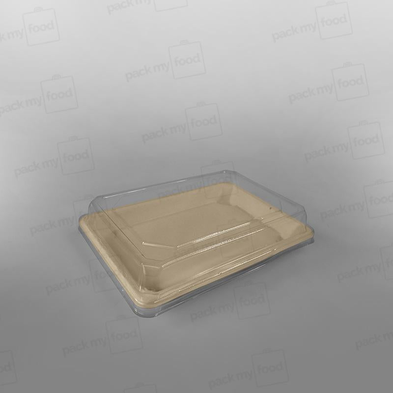 Compostable Sugarcane Sushi Tray & PET Lid