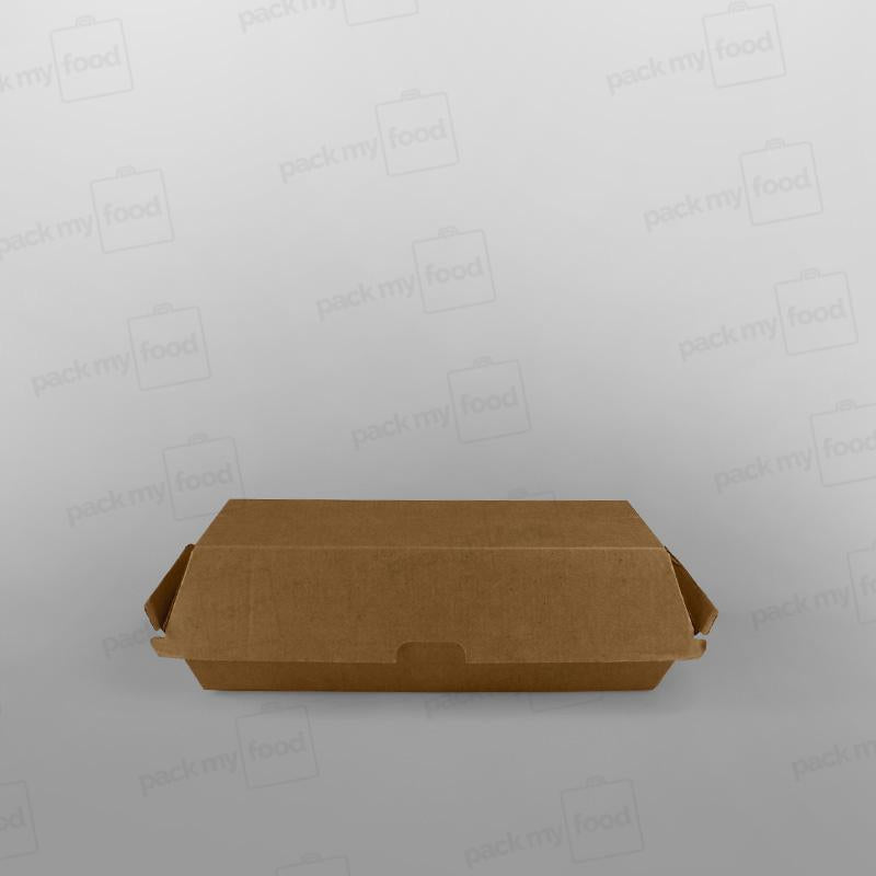 Kraft Hot Dog Box - 210x70x75mm