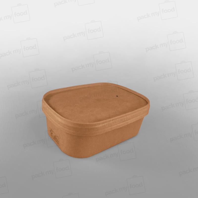 Kraft Lid for Colpac Stagione Kraft Base For Hot & Cold Food
