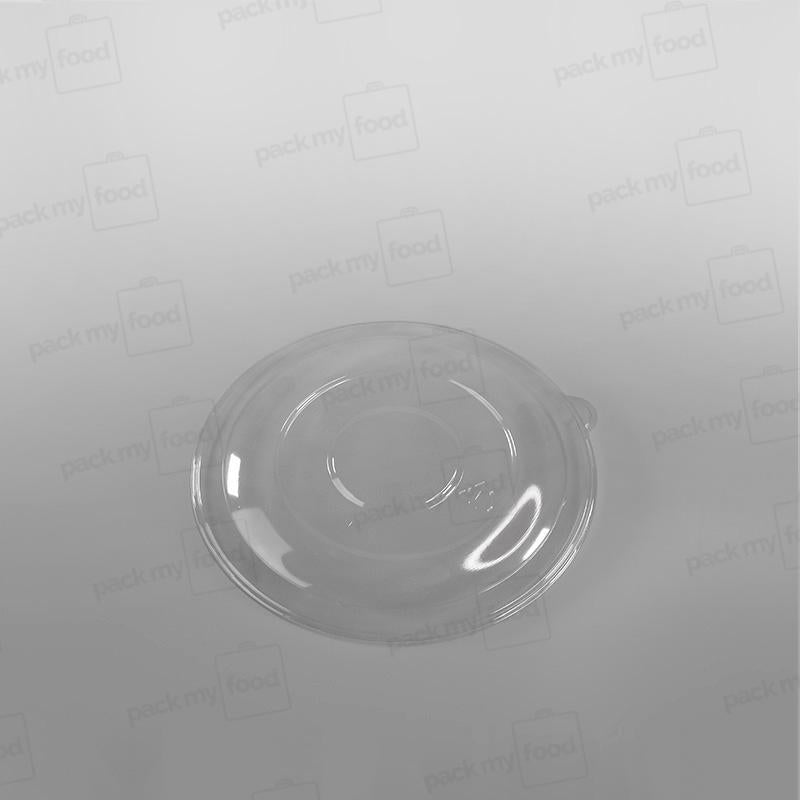 Somoplast Black/Red Microwavable Donburi Bowl & Clear Lid