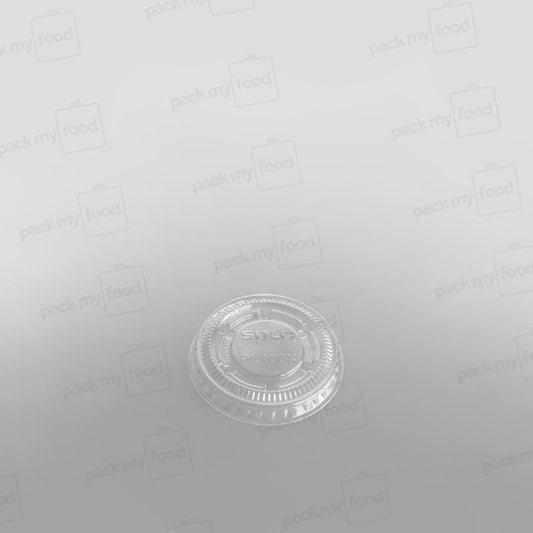 Solo Plastic Sauce Pot Lid Clear