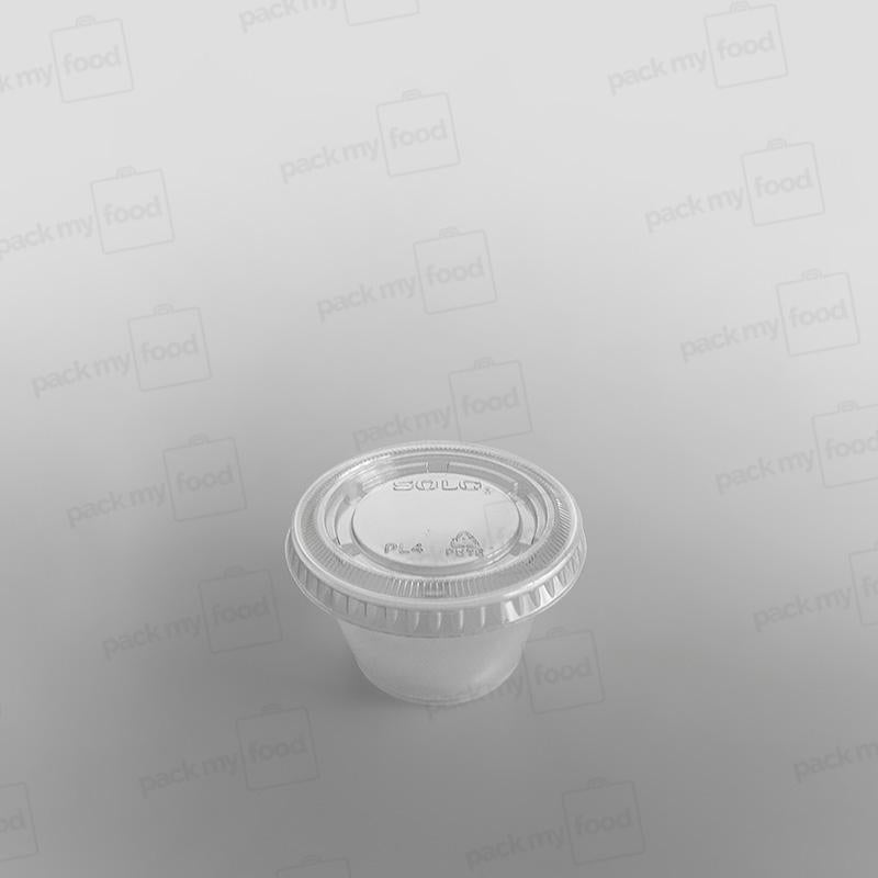 Solo Plastic Sauce Container Round