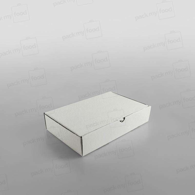 White Corrugated Fish & Chips Boxes