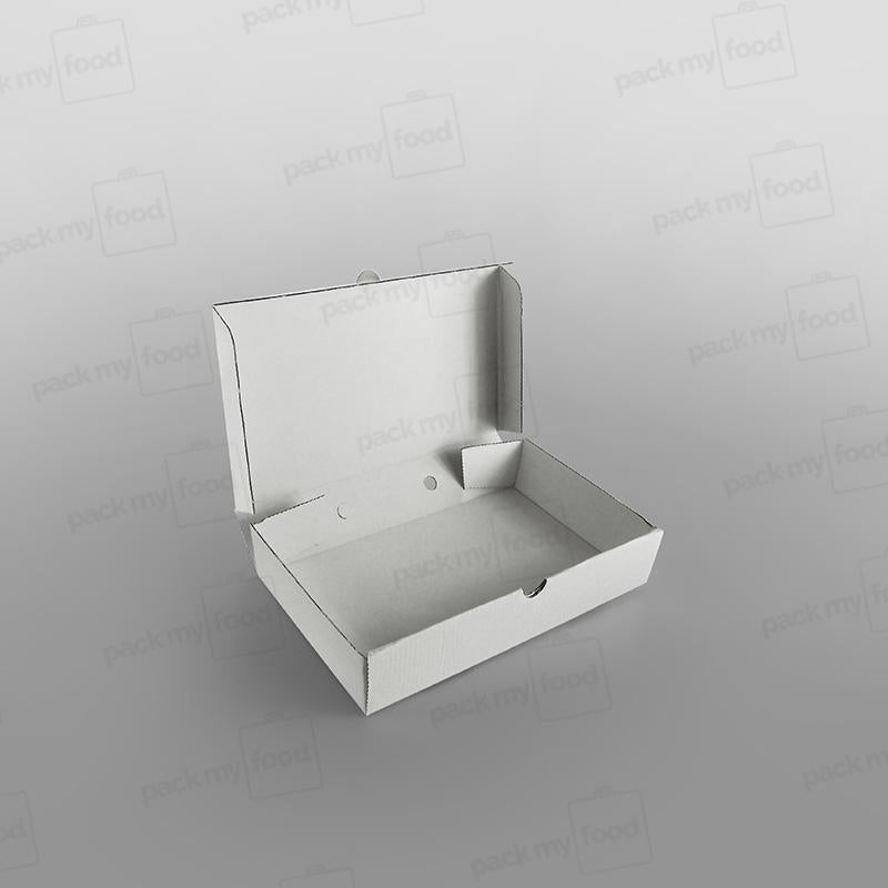 White Corrugated Fish & Chips Boxes