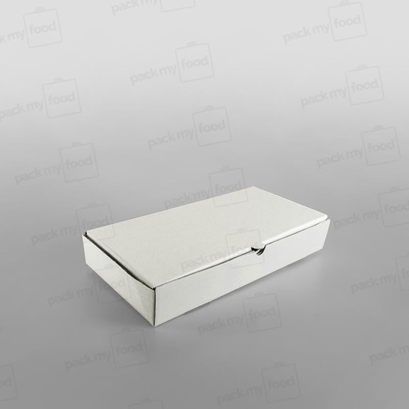 White Corrugated Fish & Chips Boxes