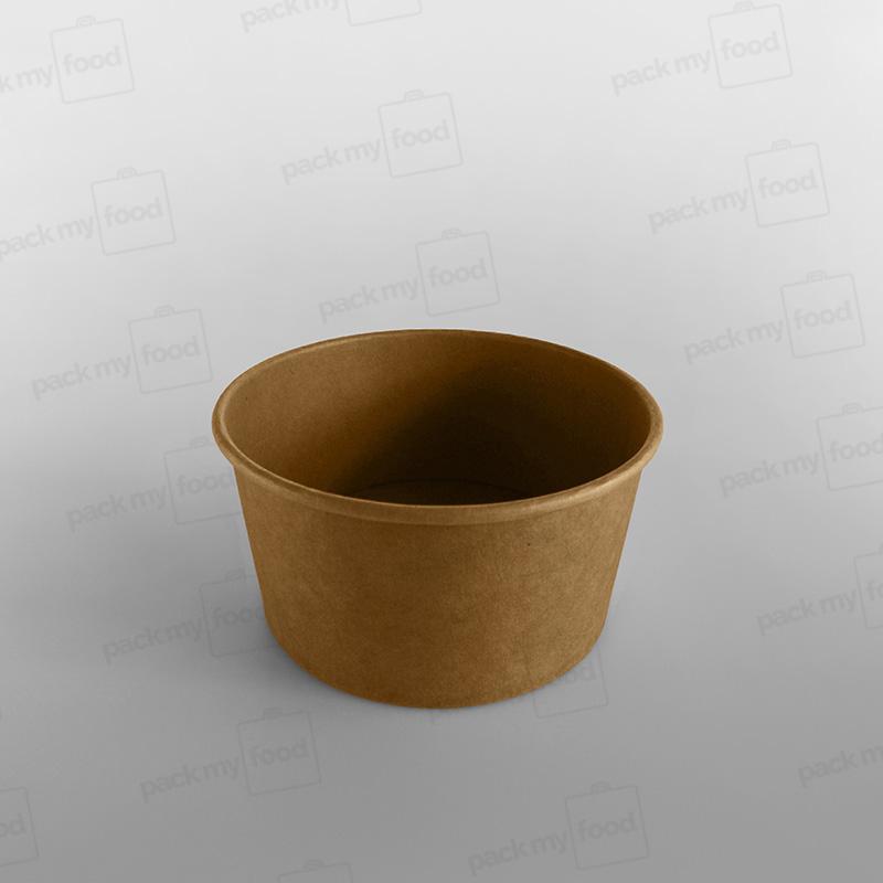 Polymer Paper Food Bowl - Kraft