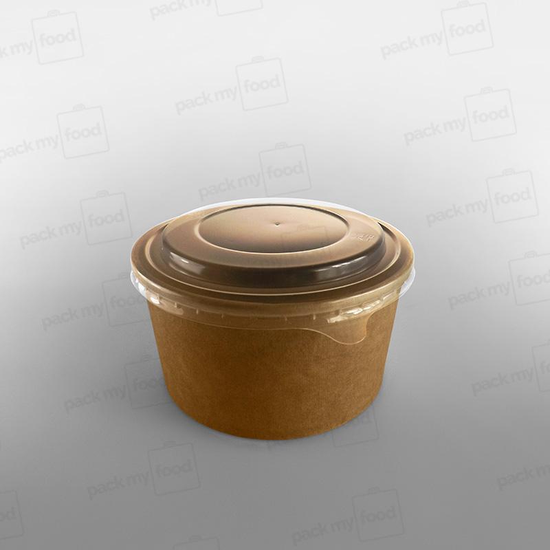 Polymer Paper Food Bowl - Kraft