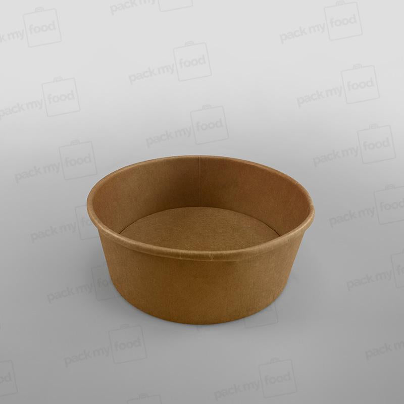 Polymer Paper Food Bowl - Kraft