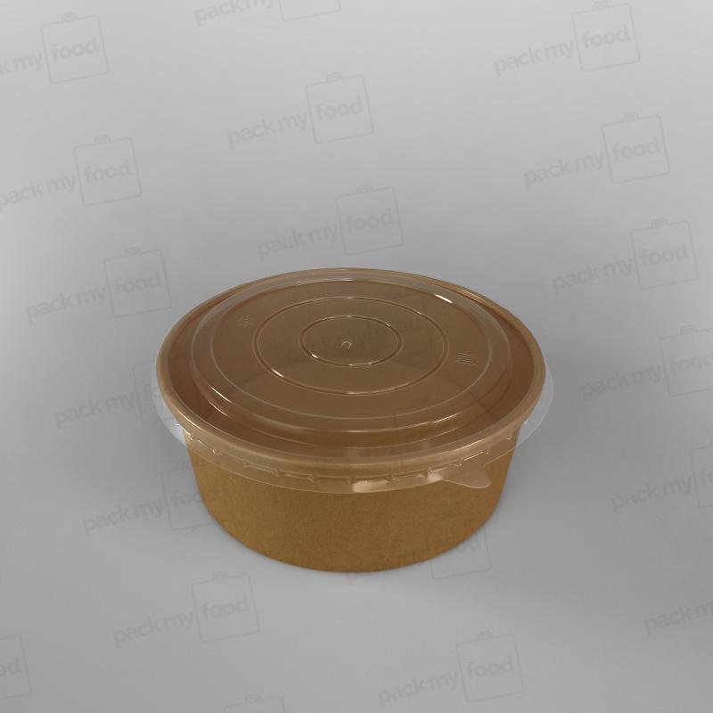 Polymer Paper Food Bowl - Kraft