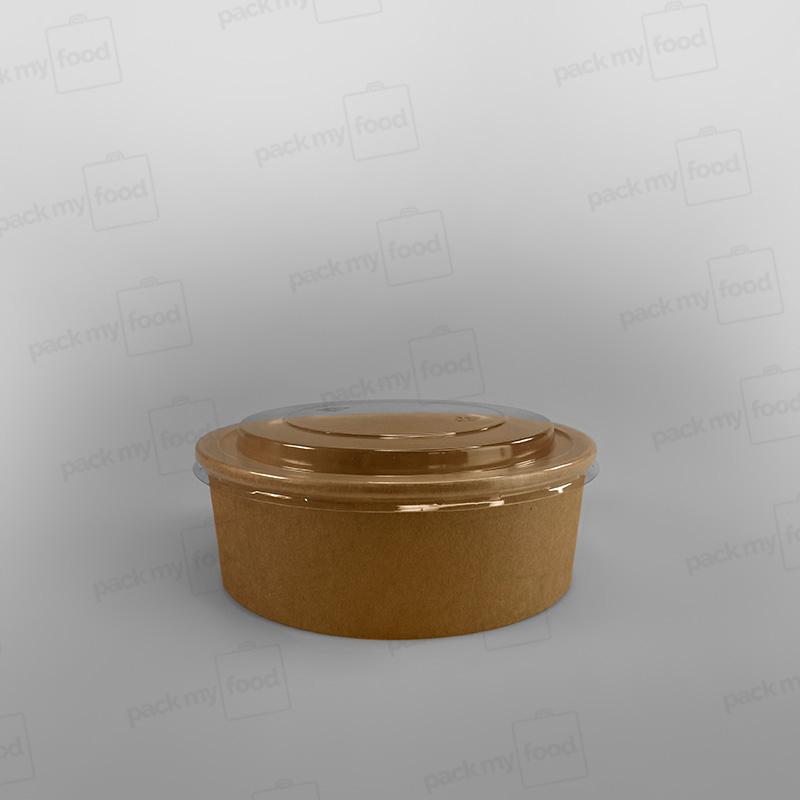 Polymer Paper Food Bowl - Kraft