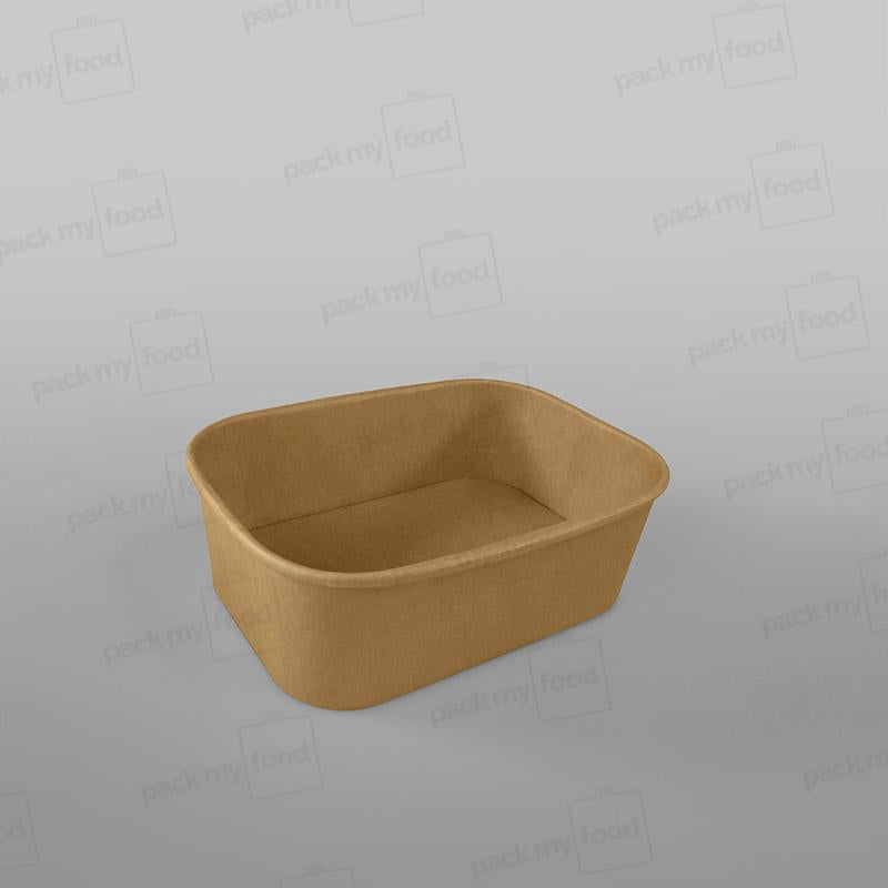 Hippo Paper Food Bowl - Kraft