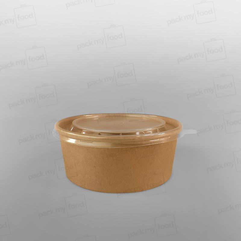 Polymer Paper Food Bowl - Kraft