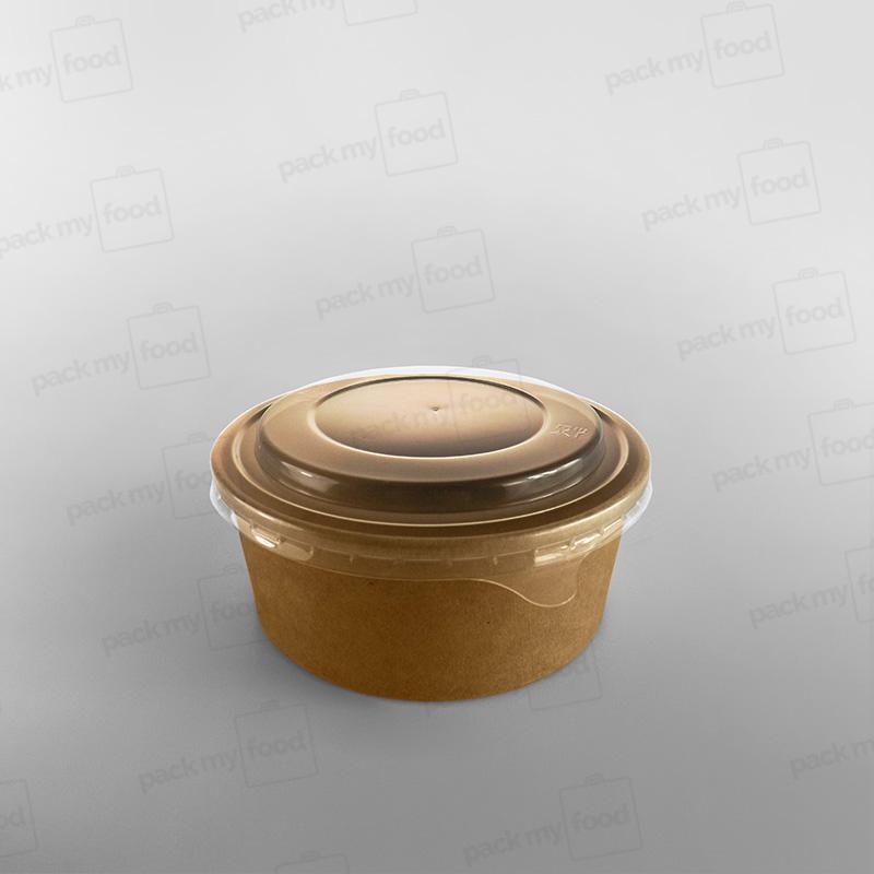 Polymer Paper Food Bowl - Kraft