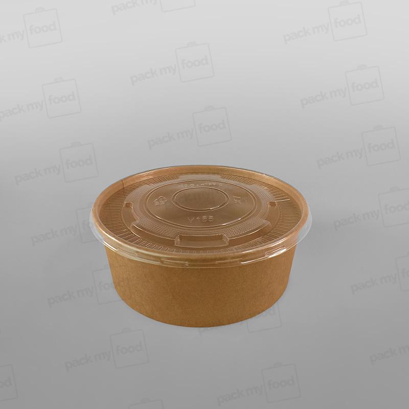 Hippo PP Lid For Food Bowl - Kraft