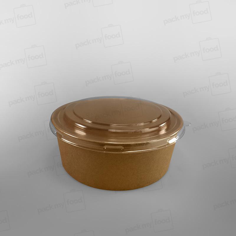 Hippo PET Lid For Food Bowl - Kraft