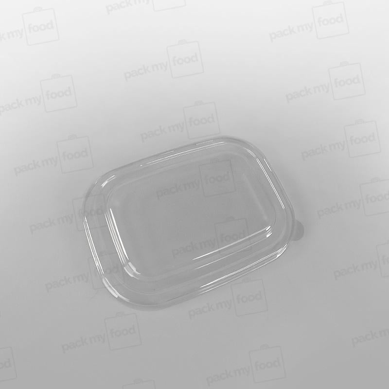 PET Lid For Go-Pak Kraft Rectangular Food Bowl - 500/750/1000cc