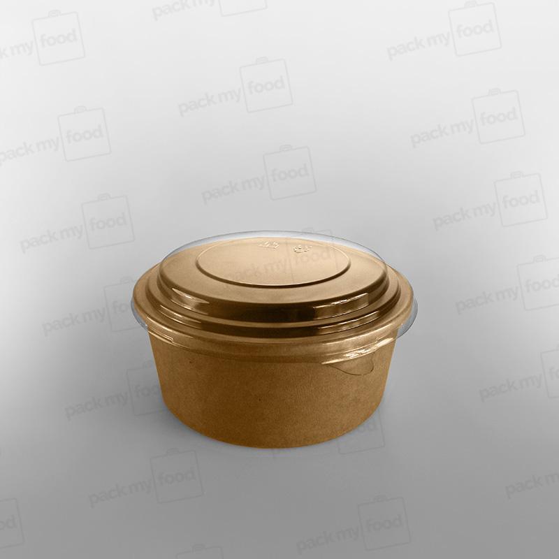Hippo PET Lid For Food Bowl - Kraft