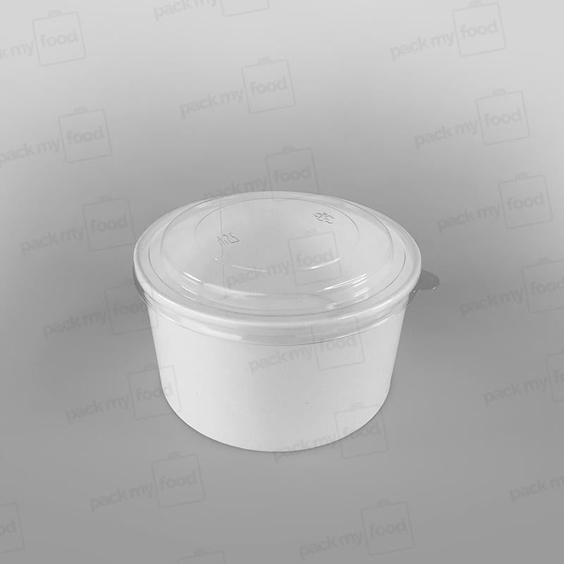 Paper Food Bowl - White