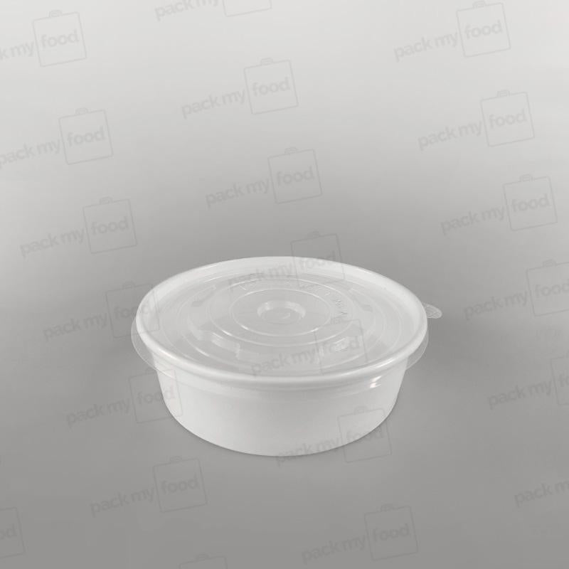 Paper Food Bowl - White