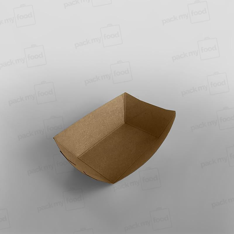 Kraft Greaseproof Food Trays