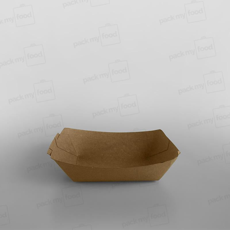 Kraft Greaseproof Food Trays