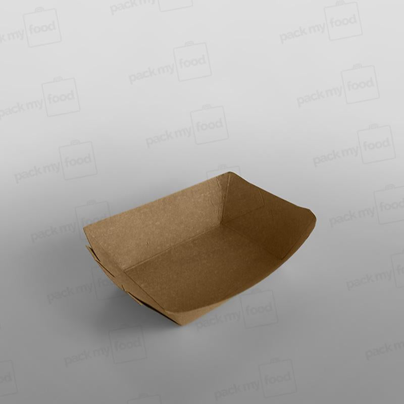 Kraft Greaseproof Food Trays