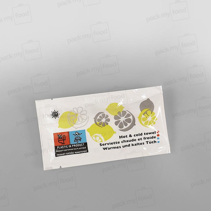 Lemon Scent Microwaveable Wipe