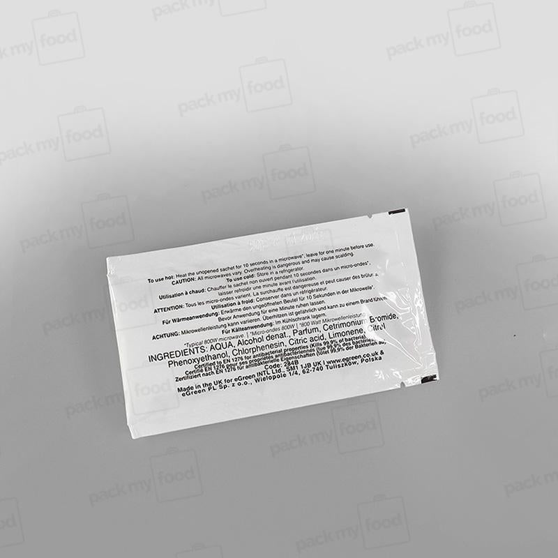Lemon Scent Microwaveable Wipe