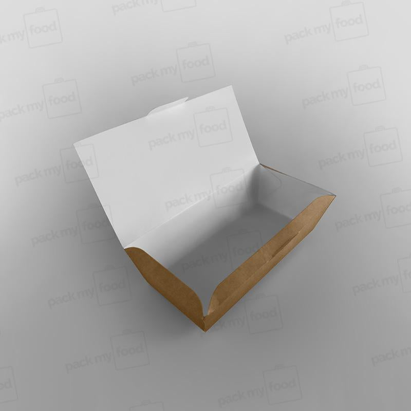Kraft Hinged Fish & Chips/ Food Box