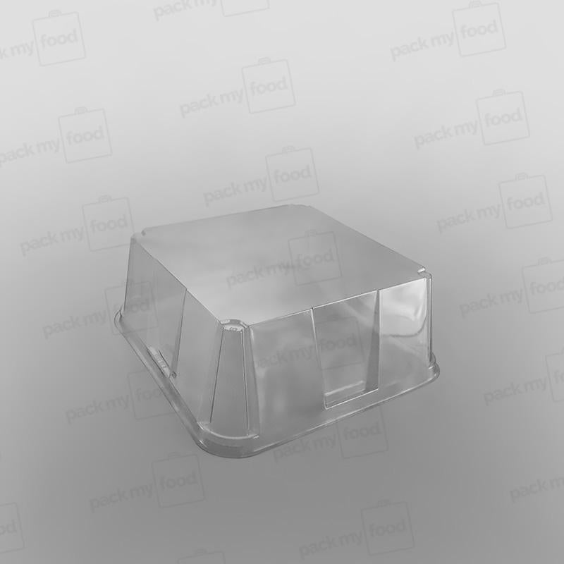 GPI Actipack Premium Clear Square Gateaux Domed Lid - 7.5 inch
