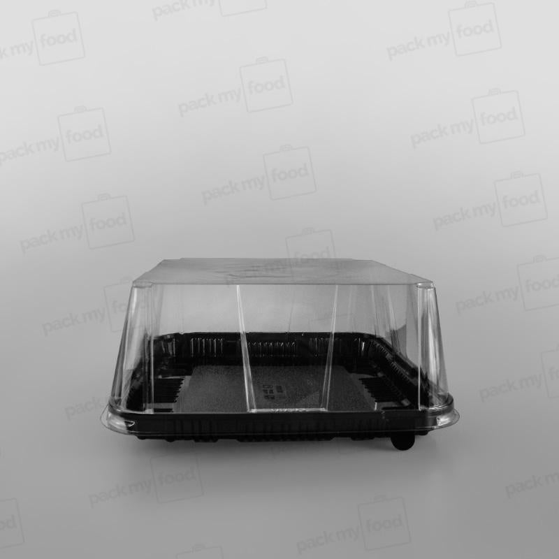 GPI Actipack Premium Clear Square Gateaux Domed Lid - 7.5 inch