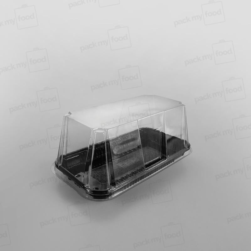 GPI Actipack Premium Clear Rectangular Domed Lid - 226 x 122mm