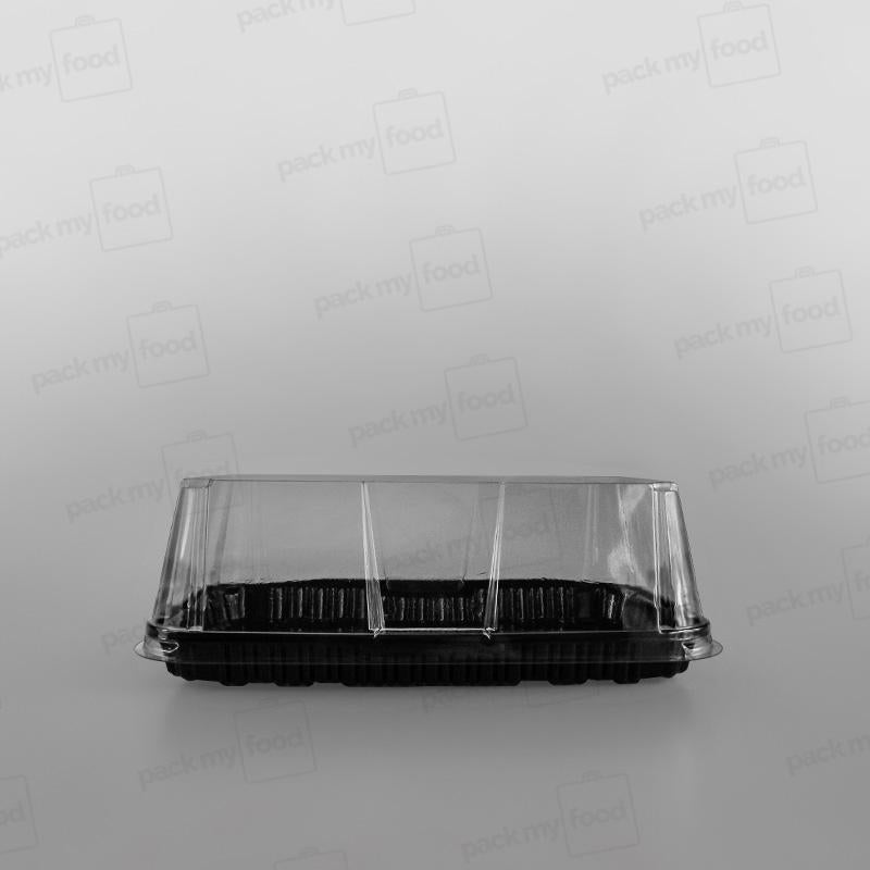 GPI Actipack Black Rectangular Gateaux Base - 205 x 110mm