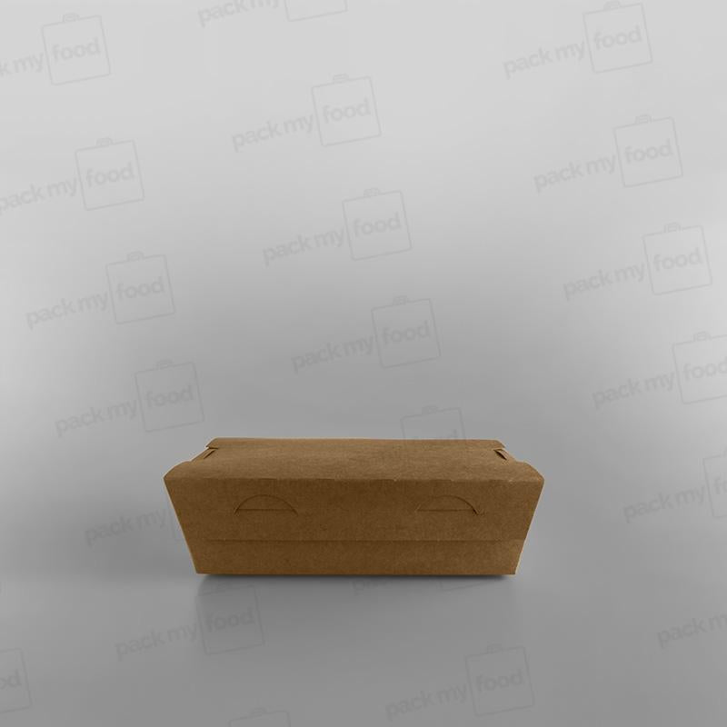 Kraft Hinged Food Container