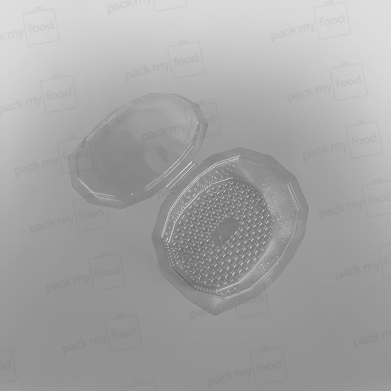 GPI Multipack Clear Hinged Container