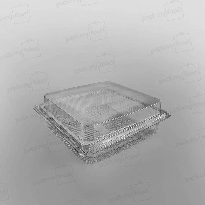 GPI Traitipack Clear Hinged Square Bakery Container