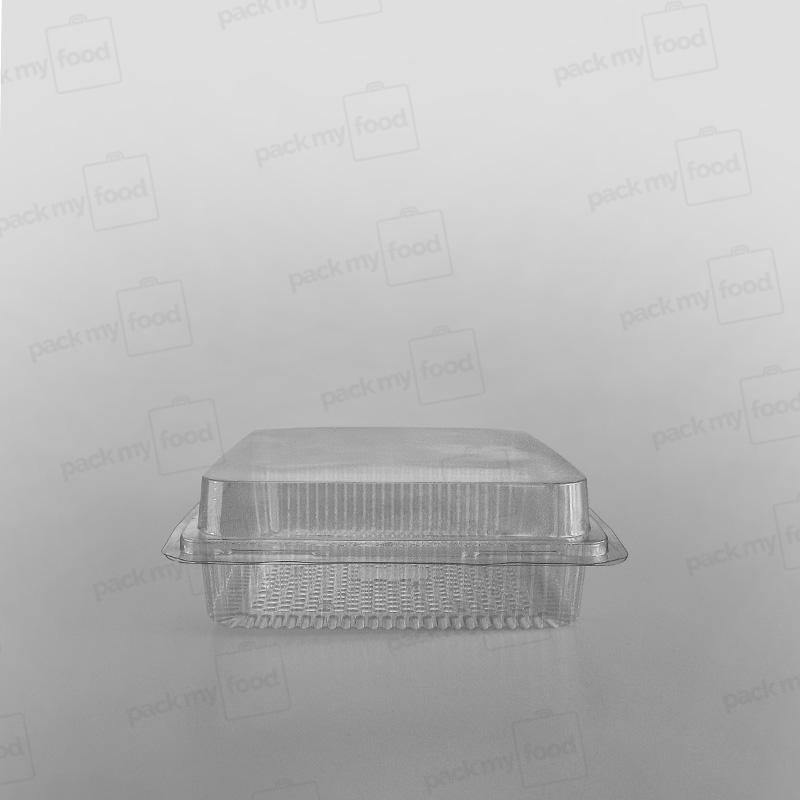 GPI Traitipack Clear Hinged Square Bakery Container