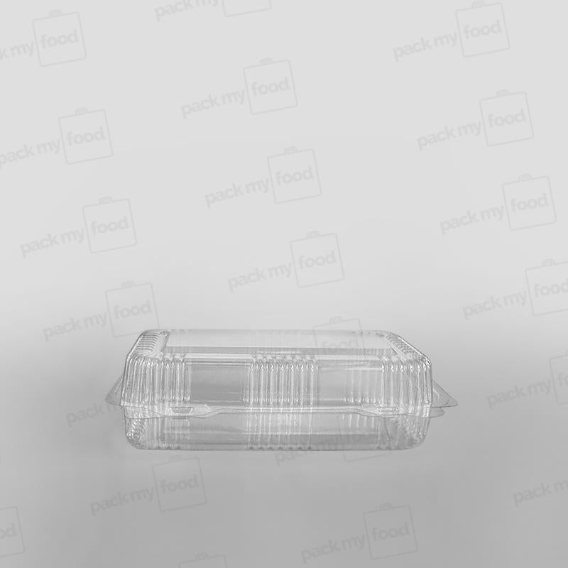 Somoplast Clear Hinged Rectangular Bakery Container