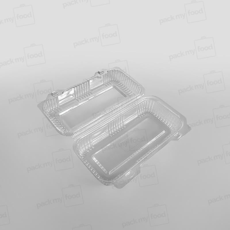 Somoplast Clear Hinged Rectangular Bakery Container