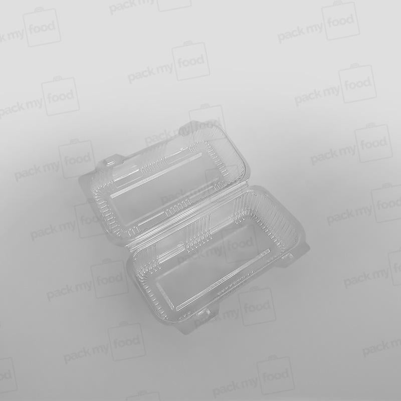 Somoplast Clear Hinged Rectangular Bakery Container