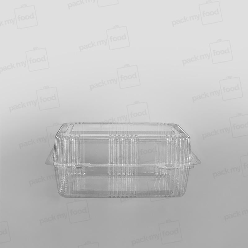Somoplast Clear Hinged Rectangular Bakery Container