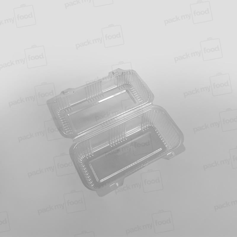 Somoplast Clear Hinged Rectangular Bakery Container