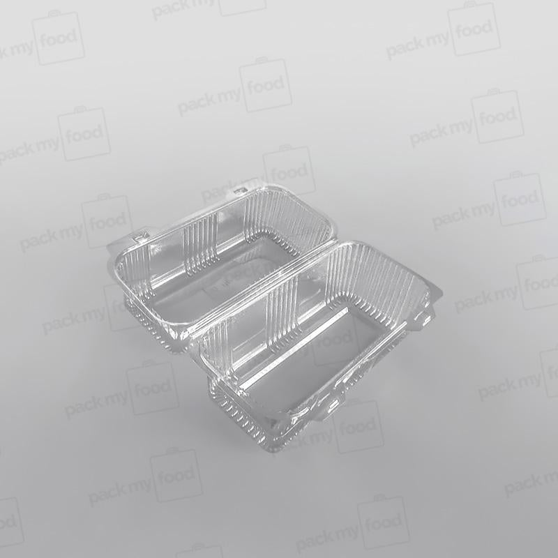 Somoplast Clear Hinged Rectangular Bakery Container