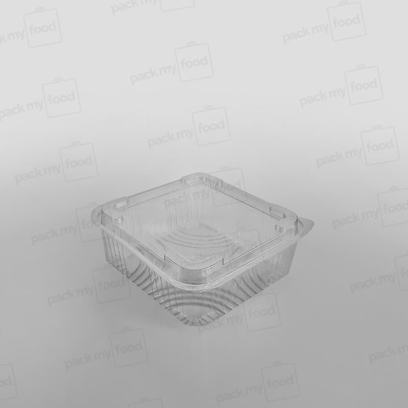 Somoplast Clear Hinged Domed Square Container