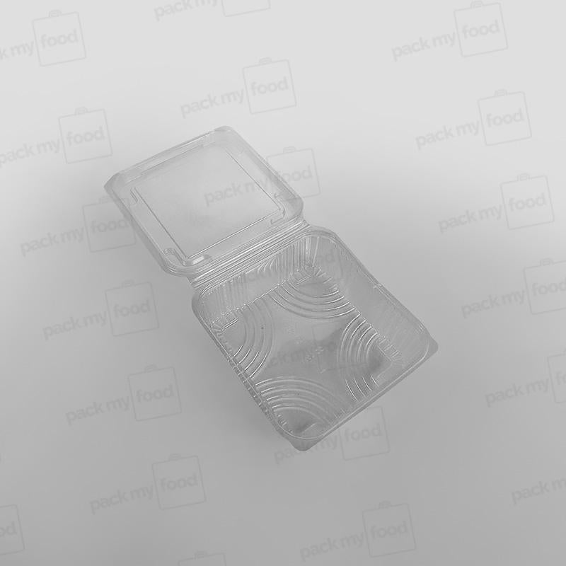 Somoplast Clear Hinged Domed Square Container