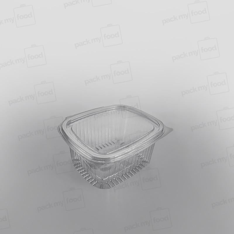 Somoplast Clear Hinged Rectangular Plastic Container