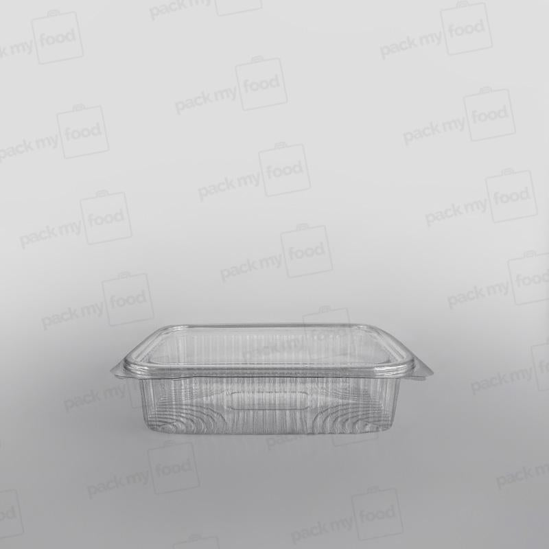 Somoplast Clear Hinged Rectangular Plastic Container