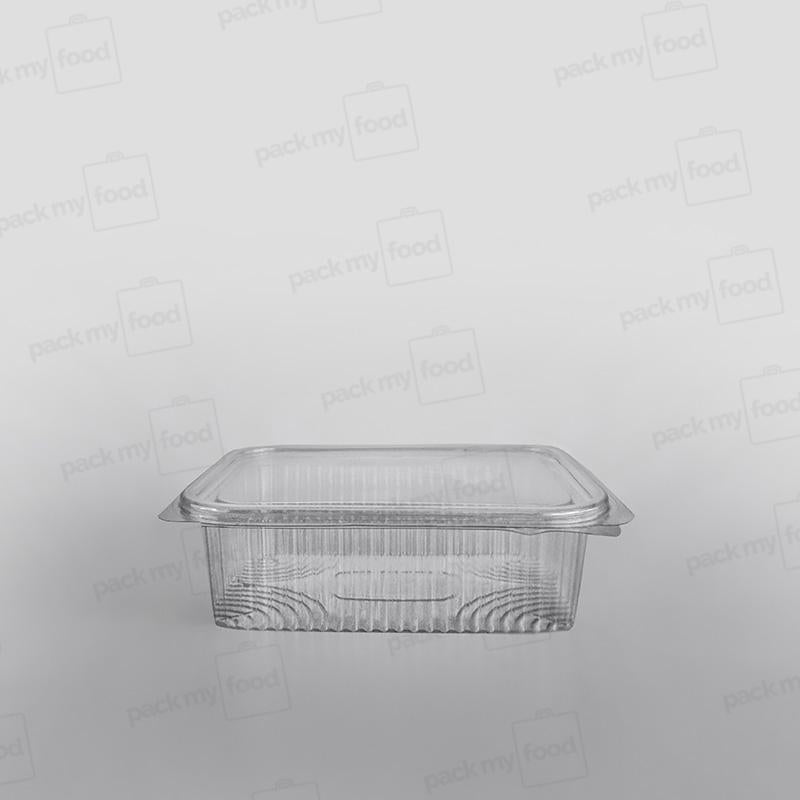 Somoplast Clear Hinged Rectangular Plastic Container